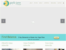 Tablet Screenshot of gaylejann.com